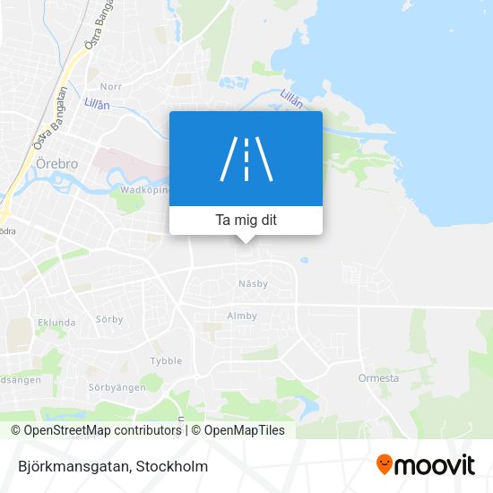 Björkmansgatan karta