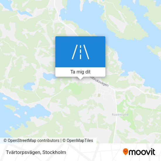 Tvärtorpsvägen karta