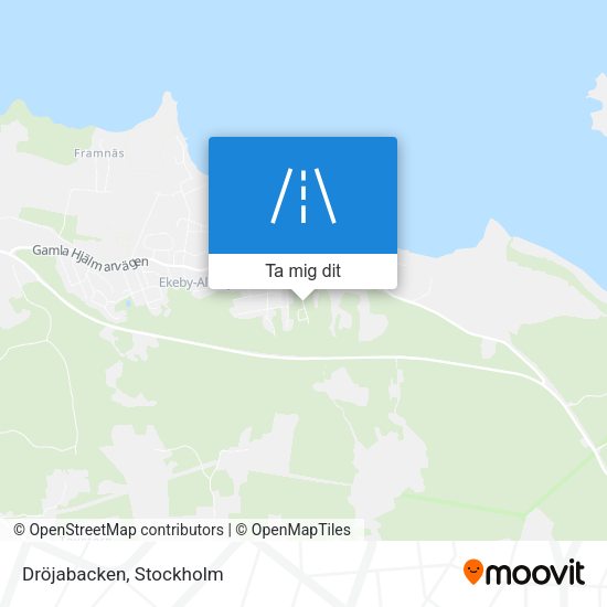 Dröjabacken karta