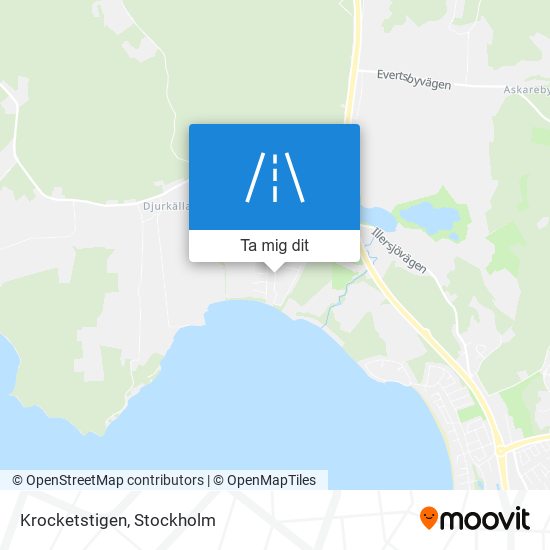 Krocketstigen karta