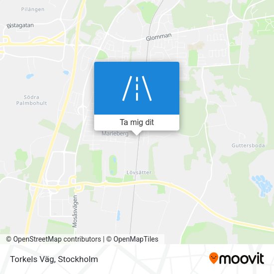 Torkels Väg karta