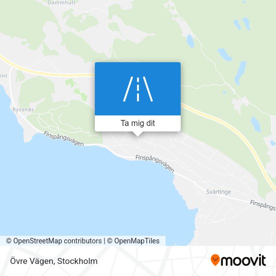 Övre Vägen karta