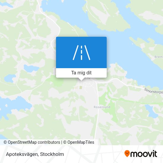 Apoteksvägen karta
