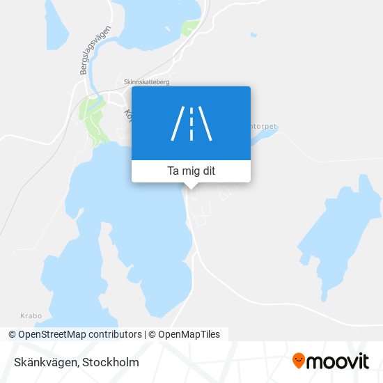 Skänkvägen karta