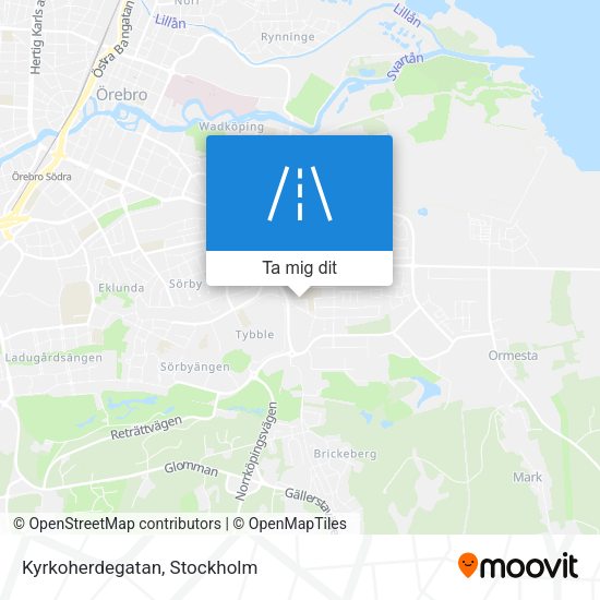Kyrkoherdegatan karta
