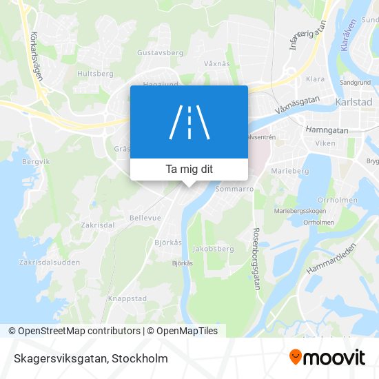 Skagersviksgatan karta