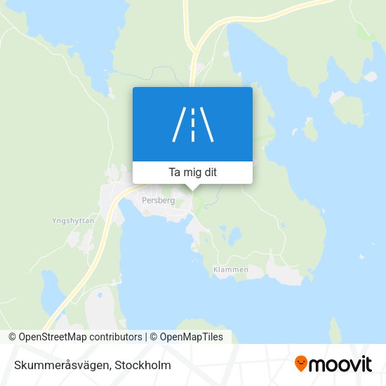 Skummeråsvägen karta