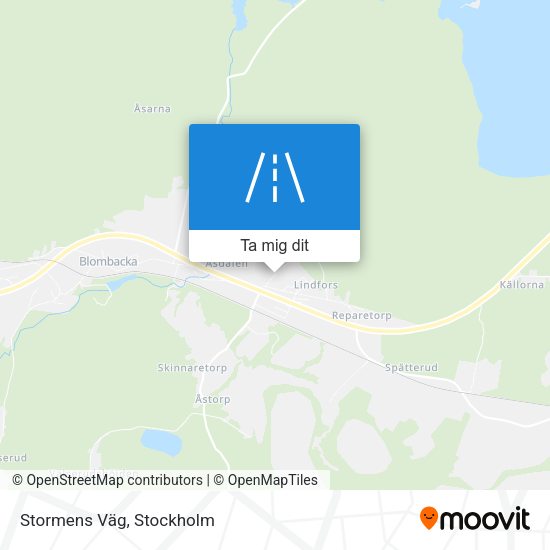 Stormens Väg karta