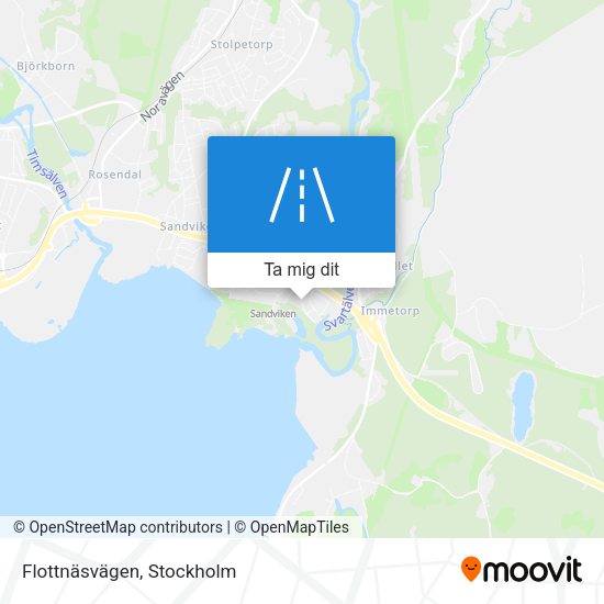 Flottnäsvägen karta