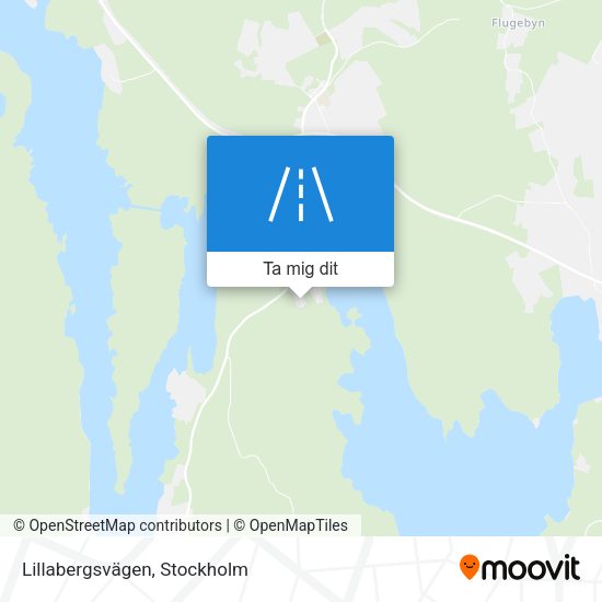 Lillabergsvägen karta