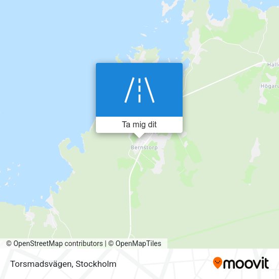 Torsmadsvägen karta