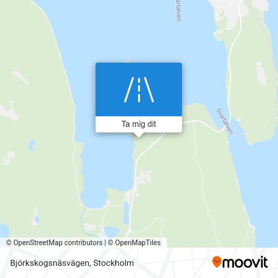 Björkskogsnäsvägen karta