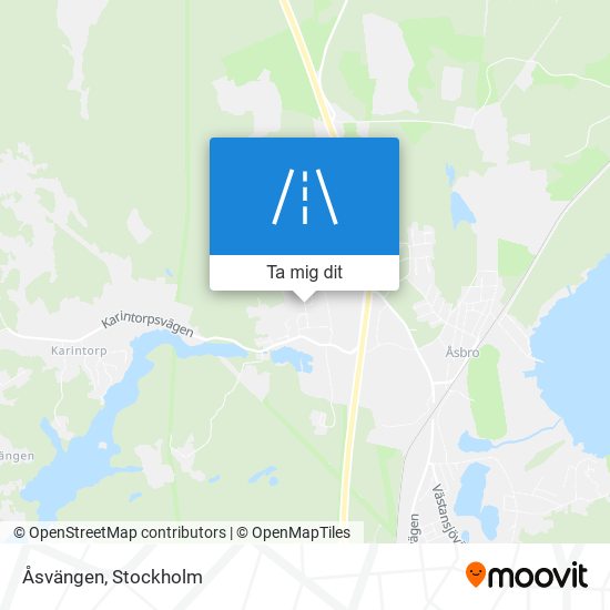 Åsvängen karta