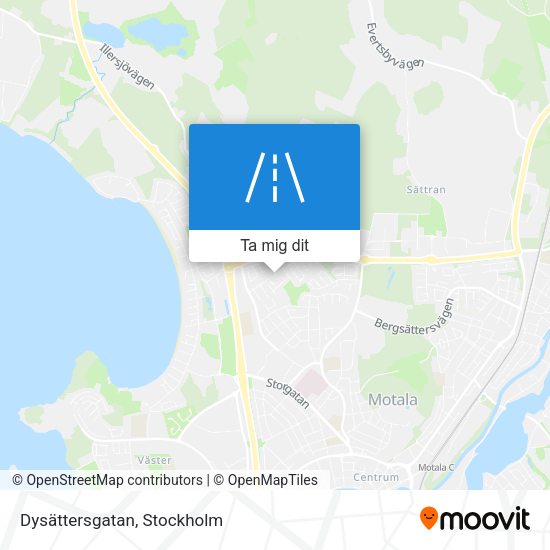 Dysättersgatan karta