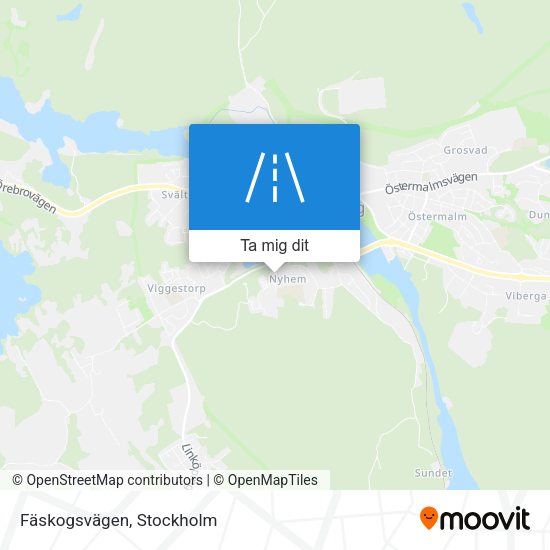 Fäskogsvägen karta