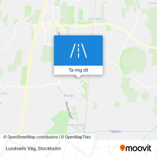 Lundvalls Väg karta