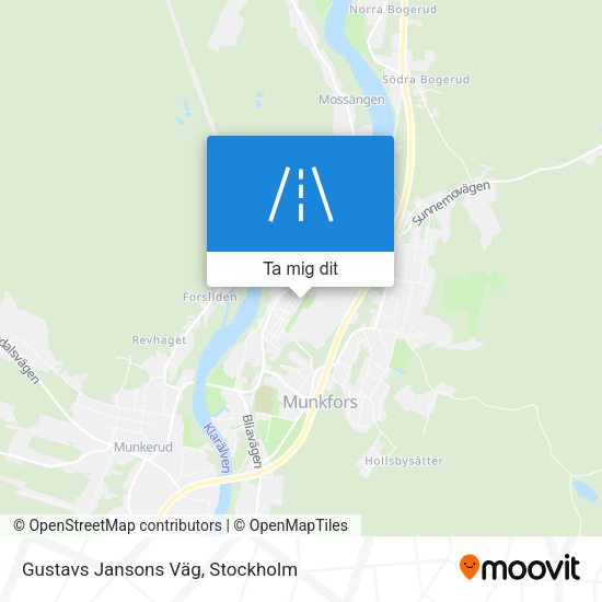 Gustavs Jansons Väg karta