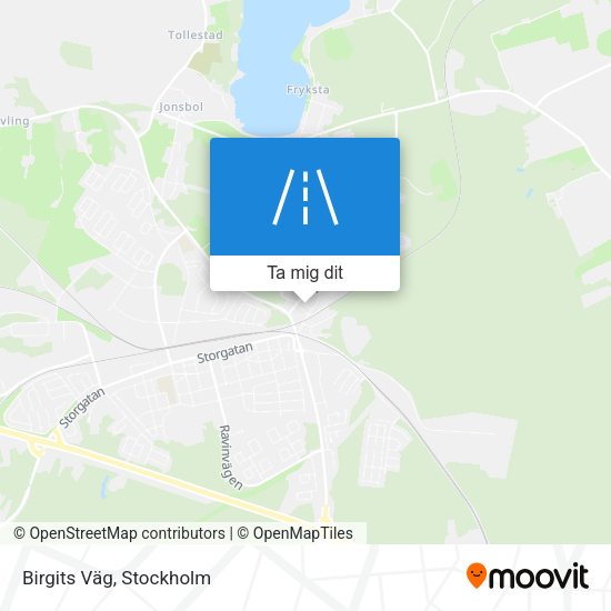 Birgits Väg karta