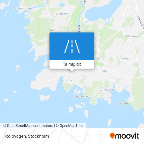 Rölovägen karta