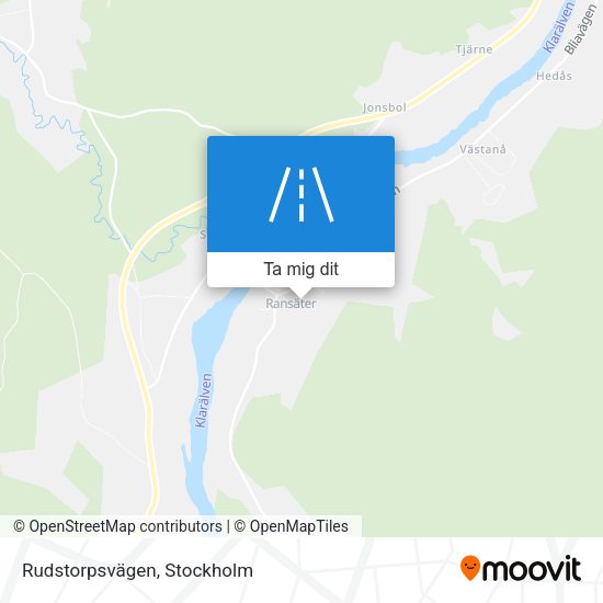 Rudstorpsvägen karta