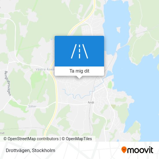 Drottvägen karta