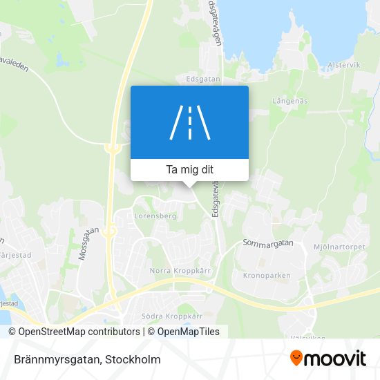 Brännmyrsgatan karta