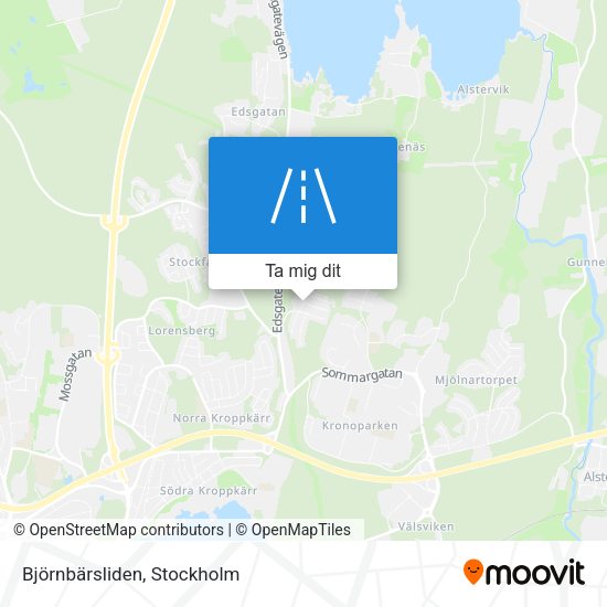 Björnbärsliden karta