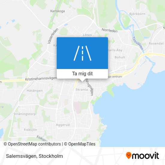 Salemsvägen karta