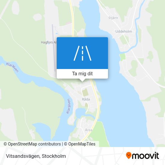 Vitsandsvägen karta