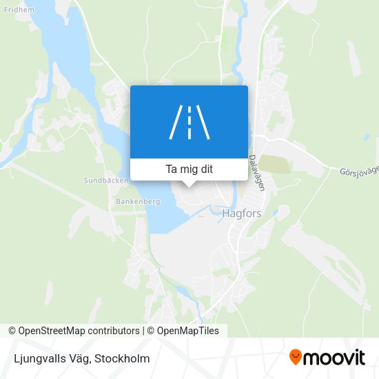 Ljungvalls Väg karta