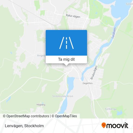 Lenvägen karta