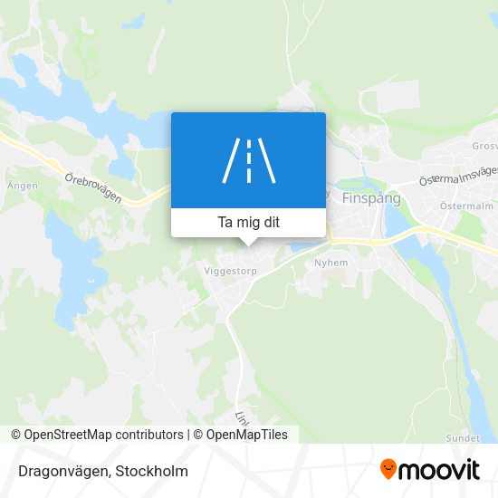 Dragonvägen karta