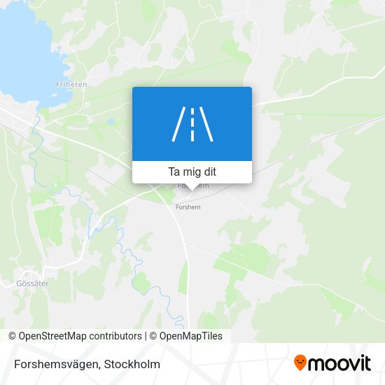 Forshemsvägen karta