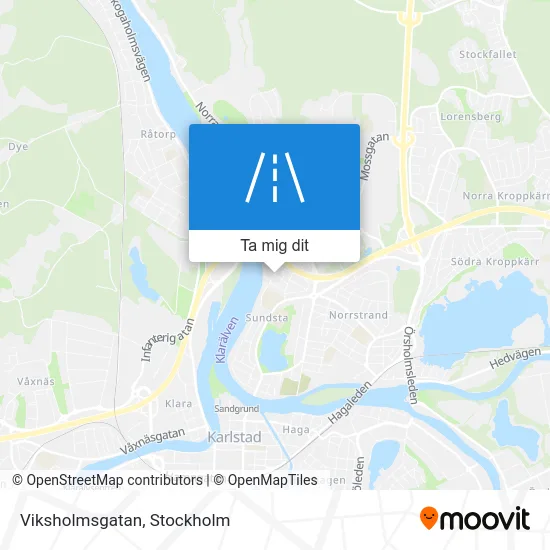 Viksholmsgatan karta