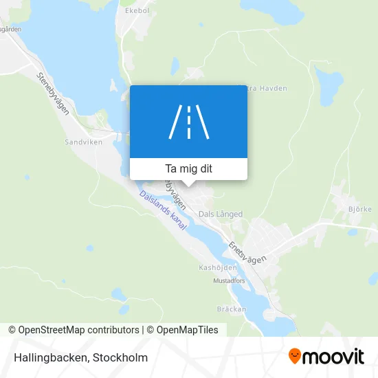 Hallingbacken karta