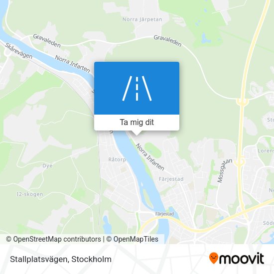 Stallplatsvägen karta