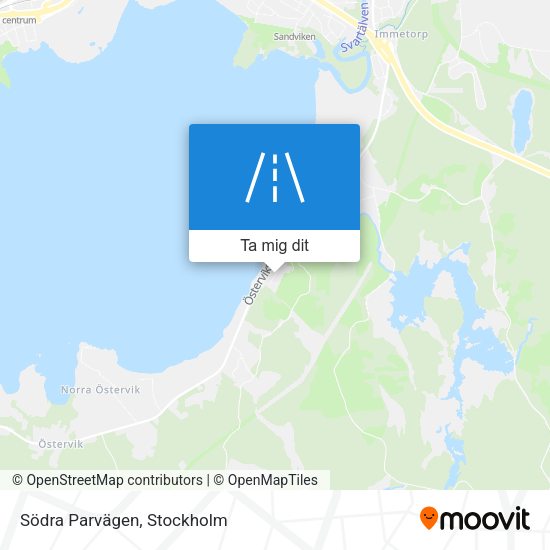 Södra Parvägen karta