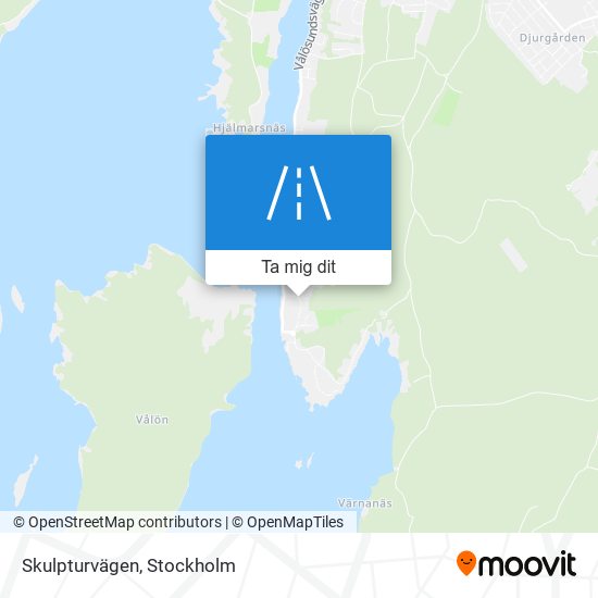 Skulpturvägen karta