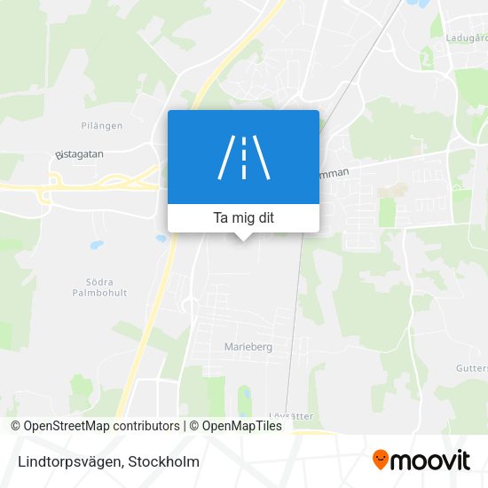Lindtorpsvägen karta