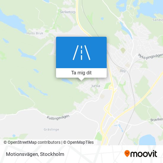 Motionsvägen karta