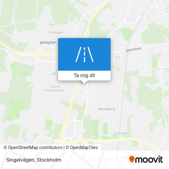 Singelvägen karta