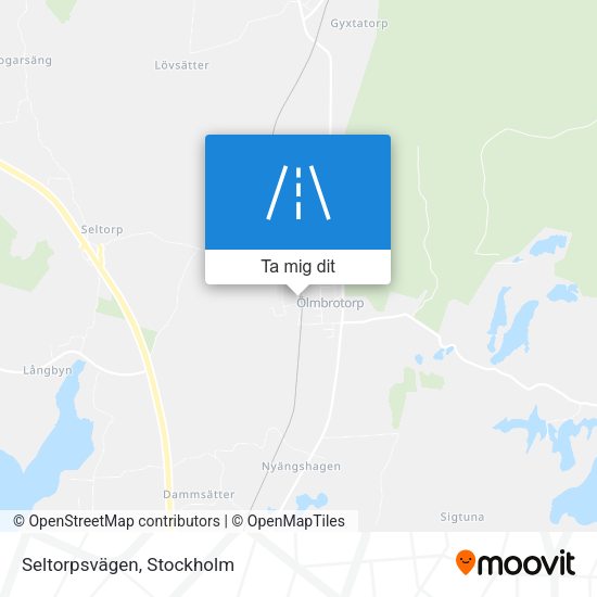 Seltorpsvägen karta