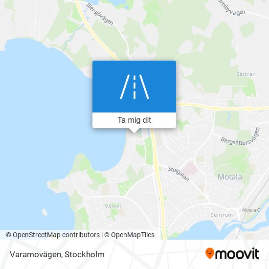 Varamovägen karta