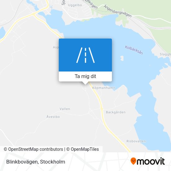 Blinkbovägen karta