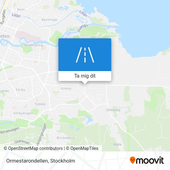 Ormestarondellen karta
