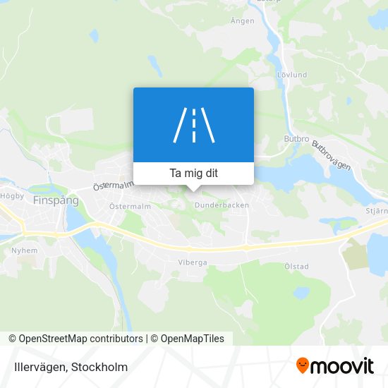 Illervägen karta