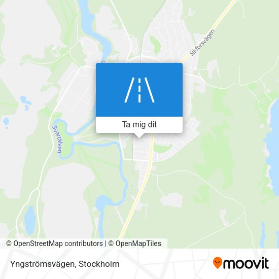 Yngströmsvägen karta