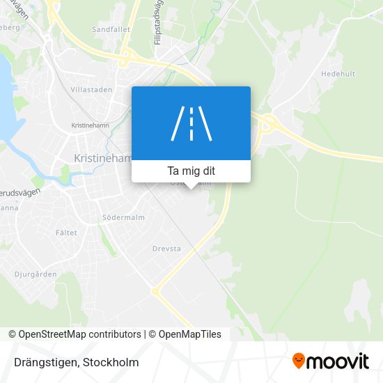 Drängstigen karta