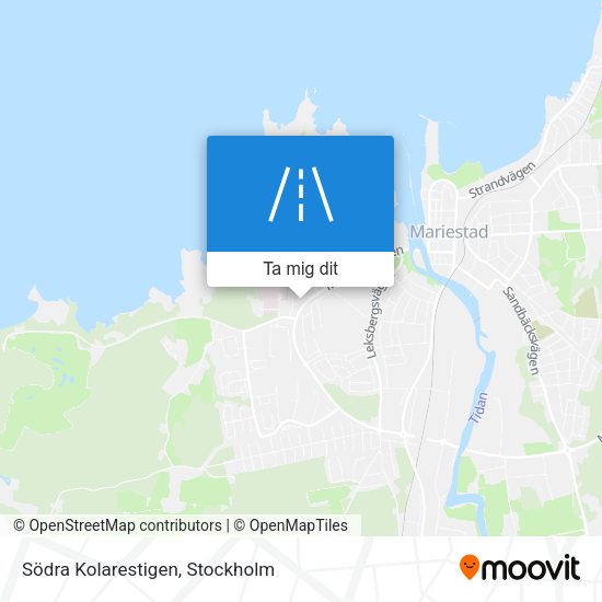 Södra Kolarestigen karta