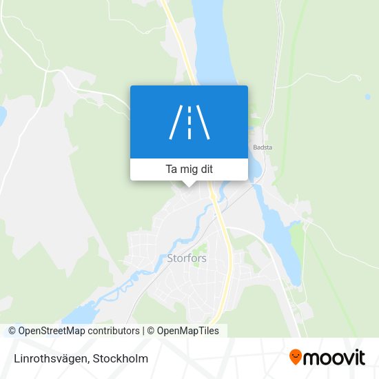 Linrothsvägen karta
